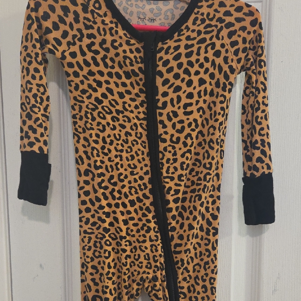 Little Sleepies Leopard Zippie Sz 6-12months